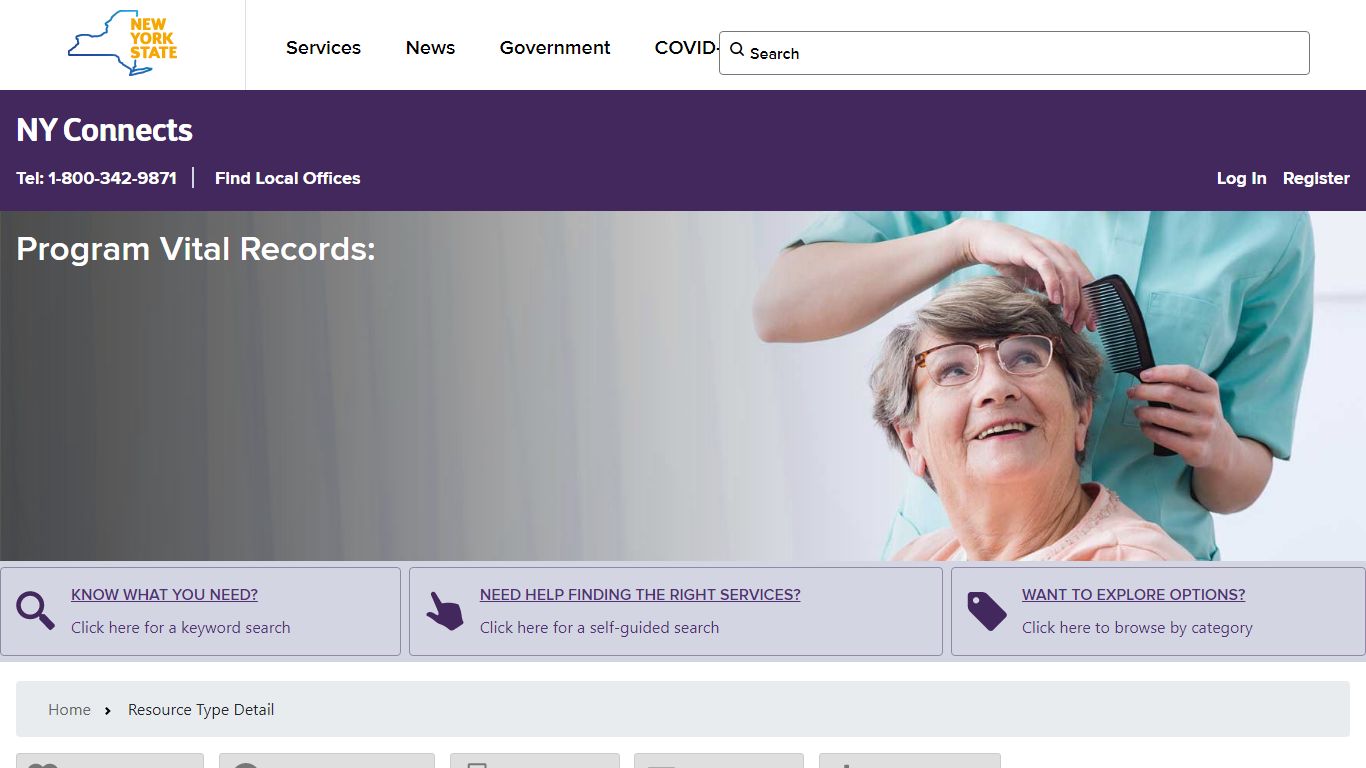 Program Vital Records: - Government of New York